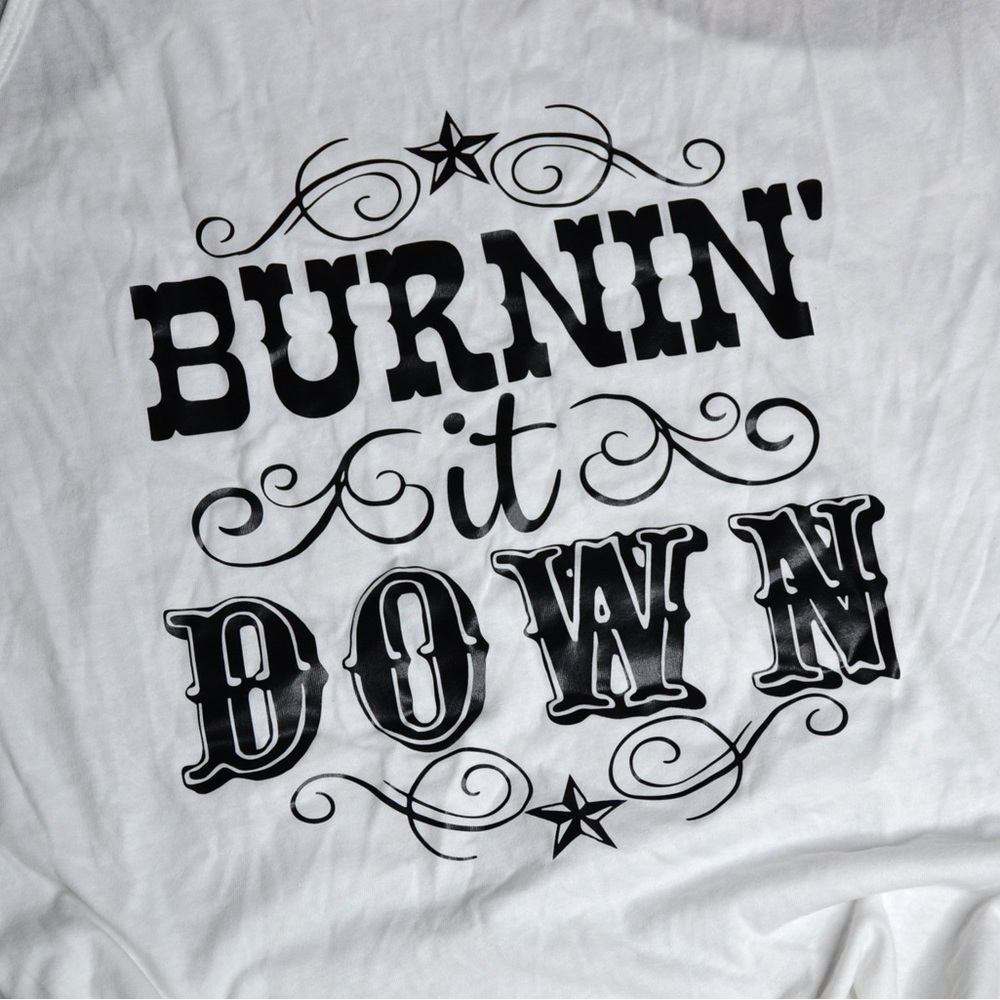 Burnin it down tank, country music tank, concert tank - Picture 2 of 3